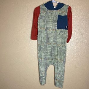 Rags Hooded Romper 2T